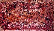 Hans Jorgen Hammer Abstract Red oil on canvas